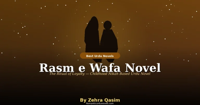 Rasm e Wafa Novel By Zehra Qasim