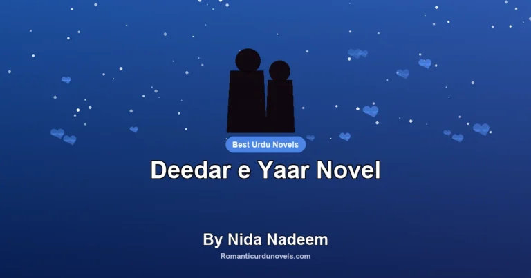 Deedar e Yaar Novel By Nida Nadeem