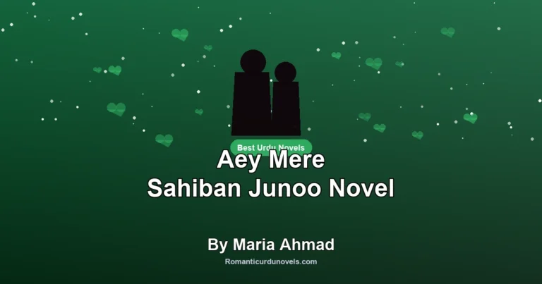 Aey Mere Sahiban Junoo Novel By Maria Ahmad