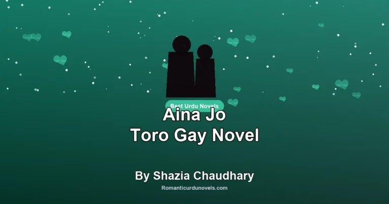 Aina Jo Toro Gay Novel By Shazia Chaudhary