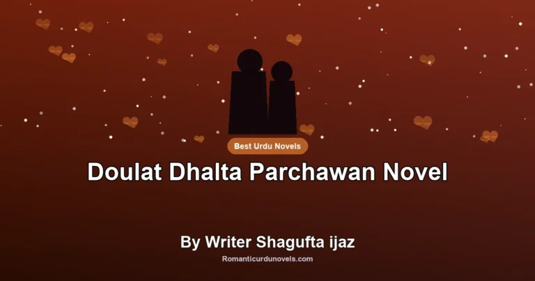 Doulat Dhalta Parchawan Novel By Writer Shagufta ijaz