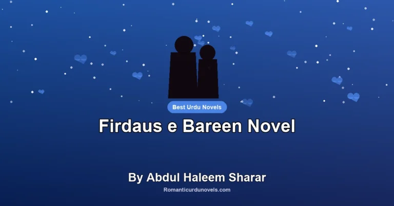 Firdaus e Bareen Novel By Abdul Haleem Sharar
