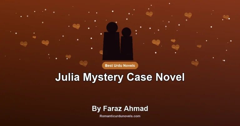 Julia Mystery Case Novel By Faraz Ahmad