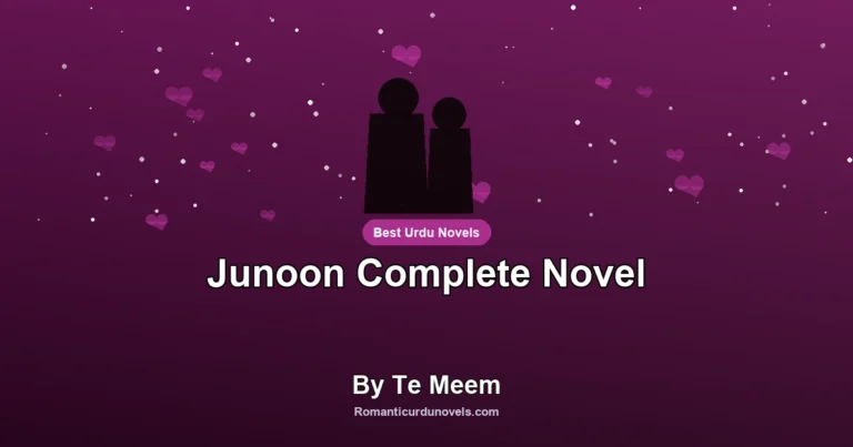 Junoon Complete Novel By Te Meem