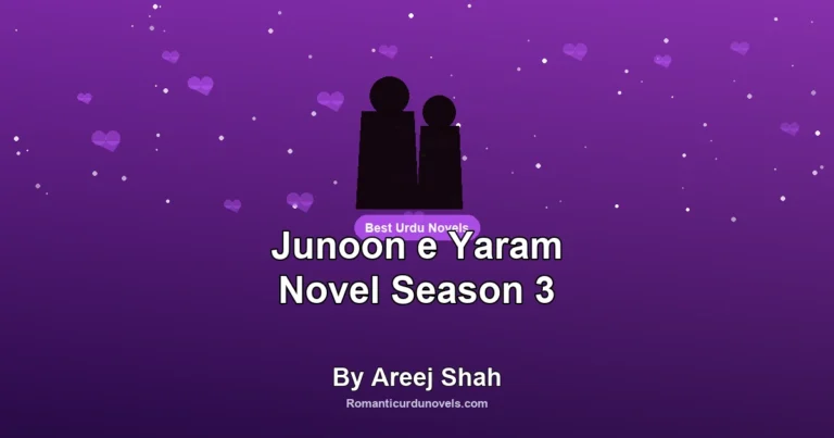 Junoon e Yaram Novel Season 3 By Areej Shah