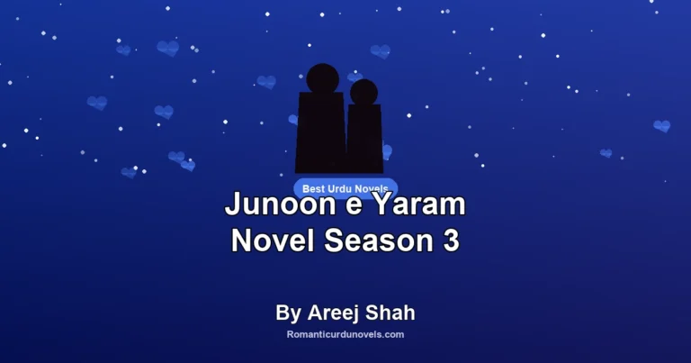 Junoon e Yaram Novel Season 3 By Areej Shah