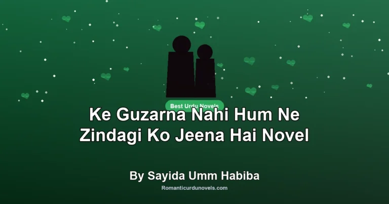 Ke Guzarna Nahi Hum Ne Zindagi Ko Jeena Hai Novel By Sayida Umm Habiba