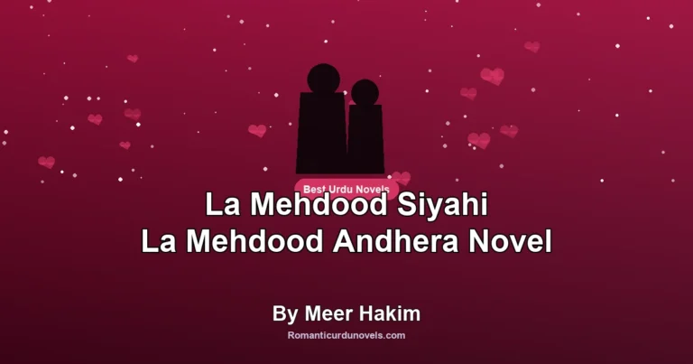 La Mehdood Siyahi La Mehdood Andhera Novel By Meer Hakim