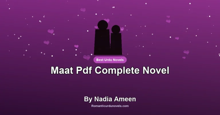 Maat Pdf Complete Novel By Nadia Ameen
