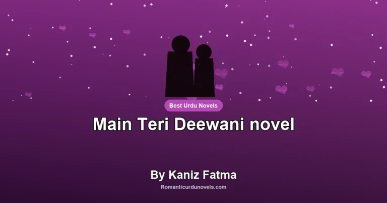 Main Teri Deewani novel By Kaniz Fatma