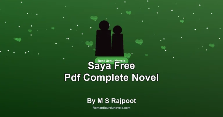 Saya Free Pdf Complete Novel By M S Rajpoot