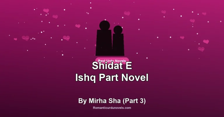 Shidat E Ishq Part Novel By Mirha Sha (Part 3)
