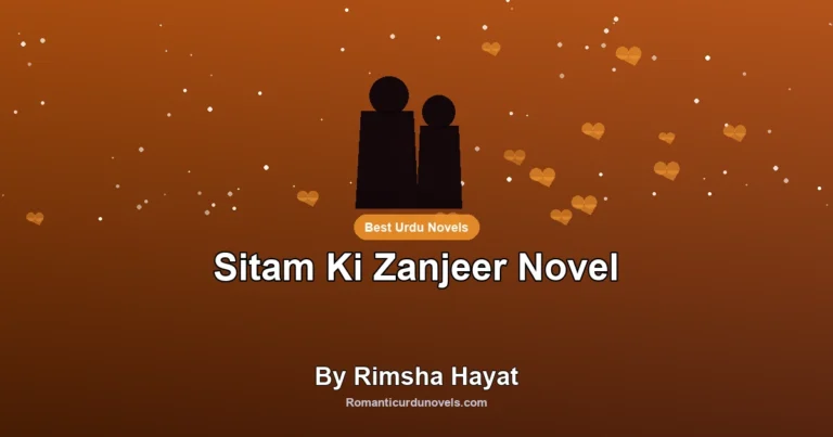 Sitam Ki Zanjeer Novel By Rimsha Hayat