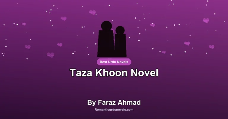 Taza Khoon Novel By Faraz Ahmad