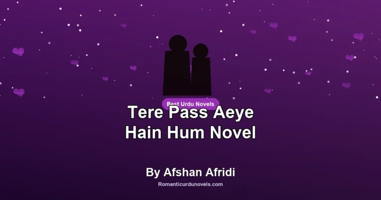 Tere Pass Aeye Hain Hum Novel By Afshan Afridi