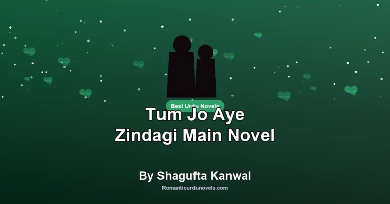 Tum Jo Aye Zindagi Main Novel By Shagufta Kanwal