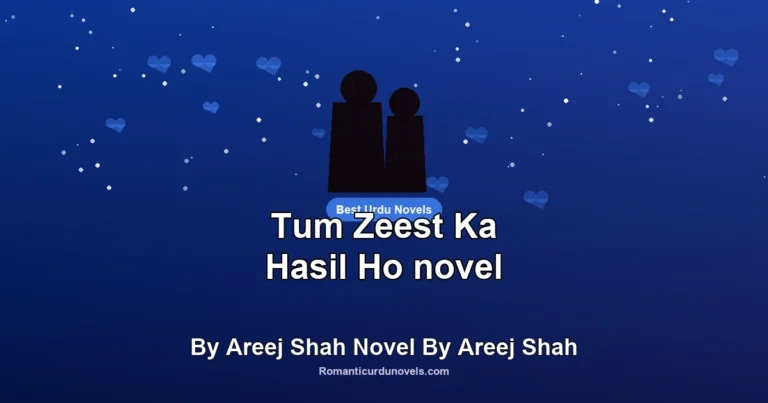 Tum Zeest Ka Hasil Ho novel By Areej Shah Novel By Areej Shah